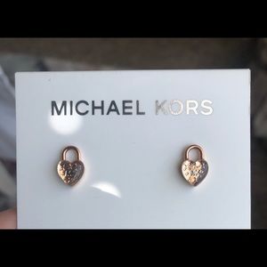 Michael Kors Heart Locket Earrings